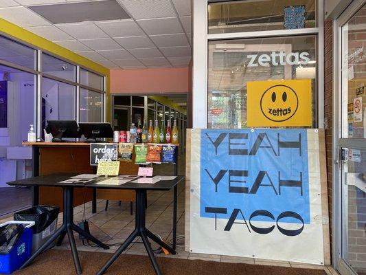 Order kiosk for Yeah Yeah Taco and Zetta's