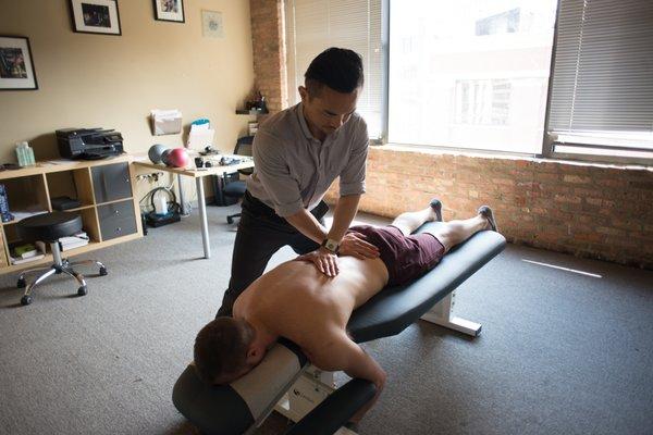 Midwest Sport and Spine Inc 
 730 N Franklin St, Suite 602 
 River North Chicago, IL
 P: 312.397.1179
 F: 312.253.4453
 Dr Khong Lamvichit