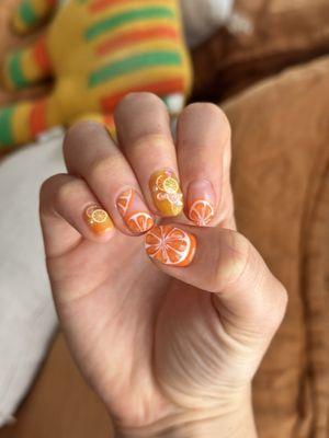 citrus nails