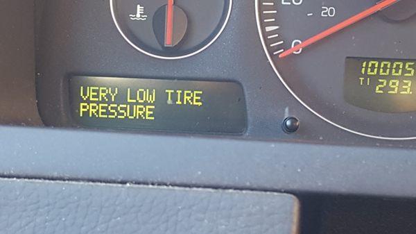 My truck did not have this message when I brought it in for tires.  Two front tires.