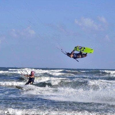 Kiteboarding in padre is amazing take a lesson from us at padre island kite and come have a blast on The water this spring