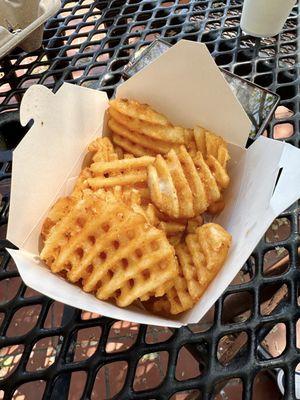 Waffle fries