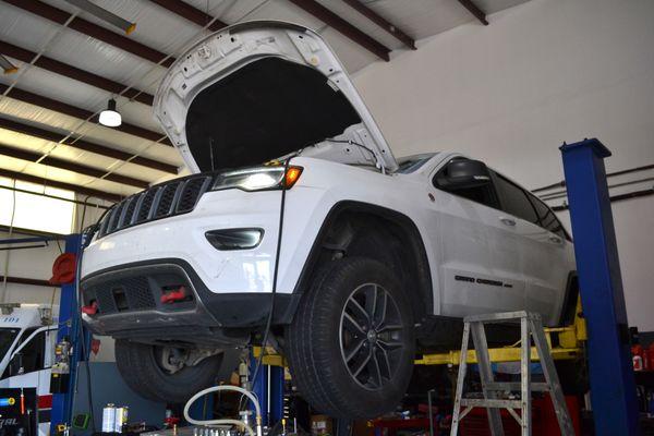 We Service MOPAR Cars such as Jeep, Dodge, and Ram.