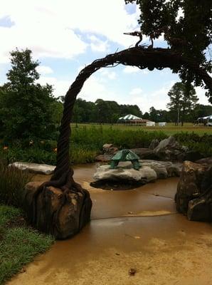 Delano Park garden entrance