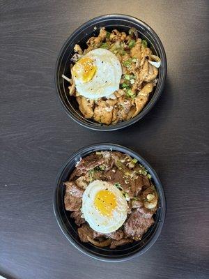 Chicken/Beef Donburi bowl