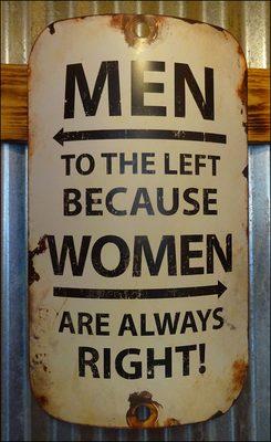 Women are always right!