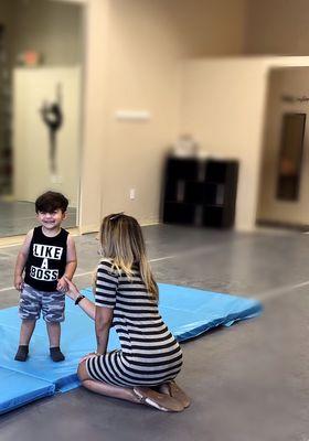 Toddler acro in full swing every MONDAY!