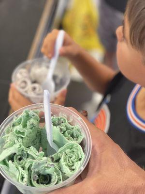 Mint chocolate chip & Cookies n' Cream