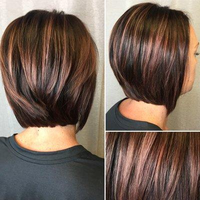 Bob and balayage