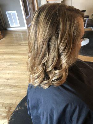 Balayage and haircut!