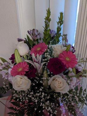 She even sent me a photo of the arrangement before delivery!