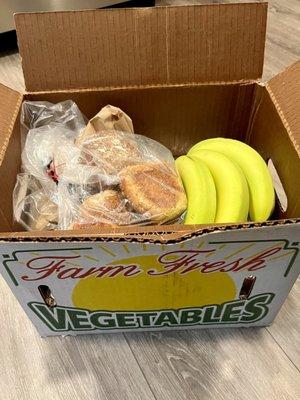 Delivery box from Philly Foodworks