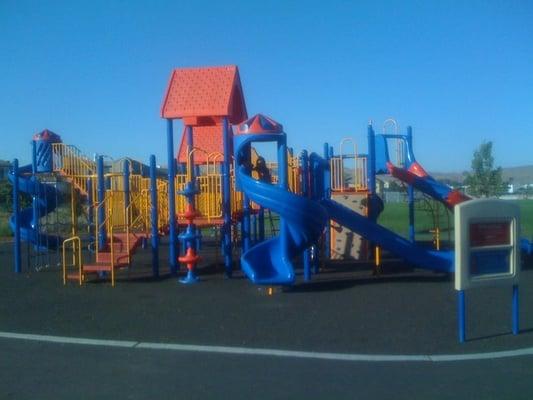 Playground in the far back