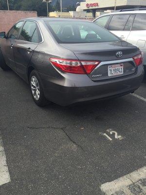 My Toyota Camry lemon. Thank you Jacob for all you did!