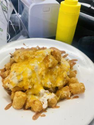 Seafood tots were delicious!!