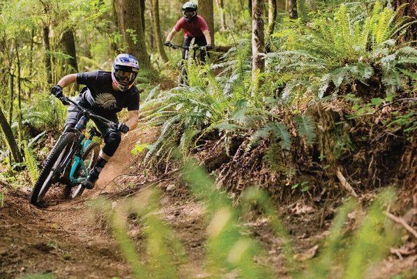 Carson Storch riding our private trail system.