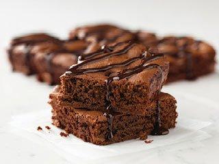 Double Chocolate Brownie - Made with Ghirardelli chocolate and topped with a drizzle of Ghirardelli chocolate sauce.