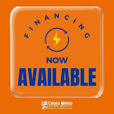 Financing available