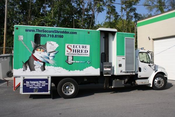 Secure Shred truck