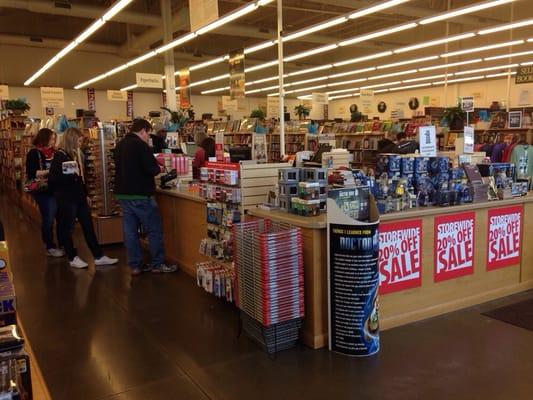 Checking Out: Register. Half Price Books, Avon, Indiana.