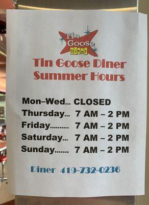 Summer hours June 2022 #UpCloseSavor XP