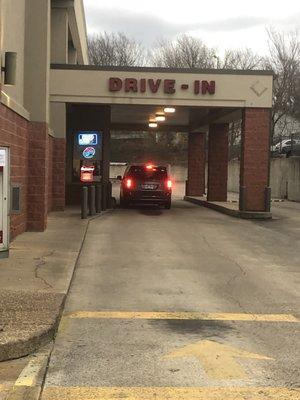 Drive-thru option for your convenience