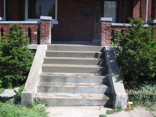 concrete step repair