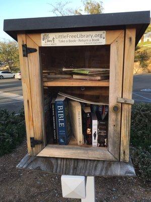 Little free library! Cool! :)