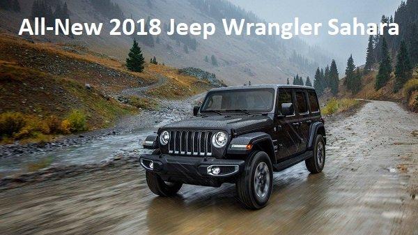 All-New 2018 Jeep Wrangler Sahara For Sale Near Columbiana, OH