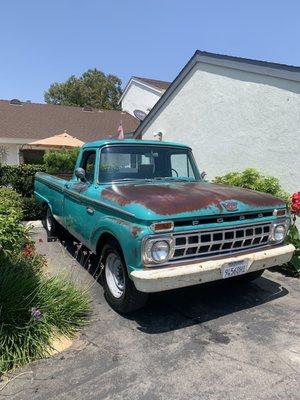 1965 Ford after leaving the shop