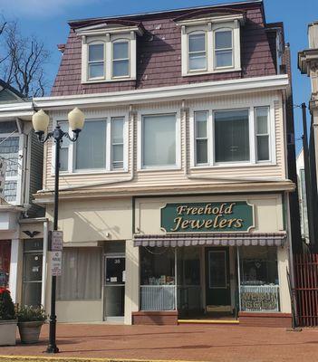 My office is located in the heart of downtown and historical  Freehold boro. I'm above Freehold Jewellers.