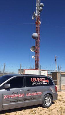 Mobile Service at a Tower Site