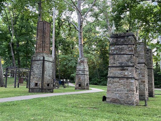 Iron works kilns.