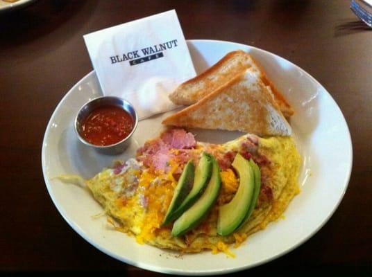 Saturday morning - made our own omelet yumm