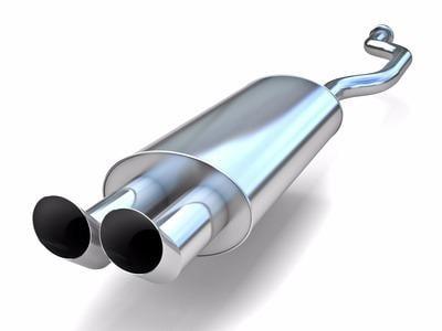 Full exhaust system installation. Exhaust manifold, flex-pipe, catalytic converter, intermediate pipe, muffler pipe, tailpipe...