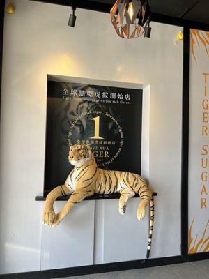 Tiger decor everywhere