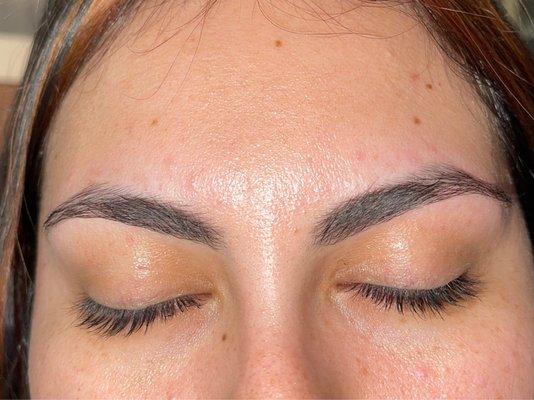 Eyebrow wax