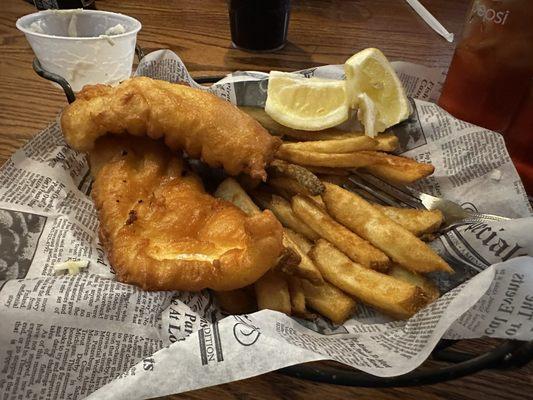 Fish and chips.