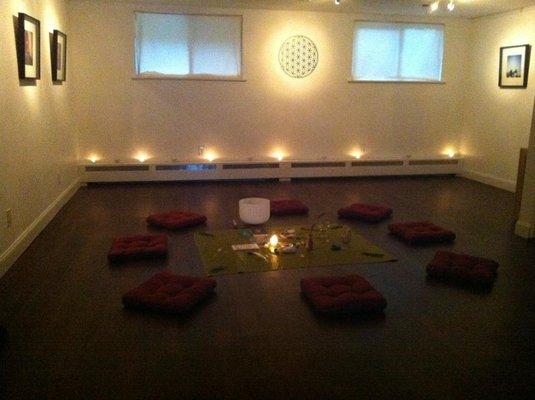 The Studio at 3 Elements. Learning Center for the Healing Arts, yoga and meditation classes!