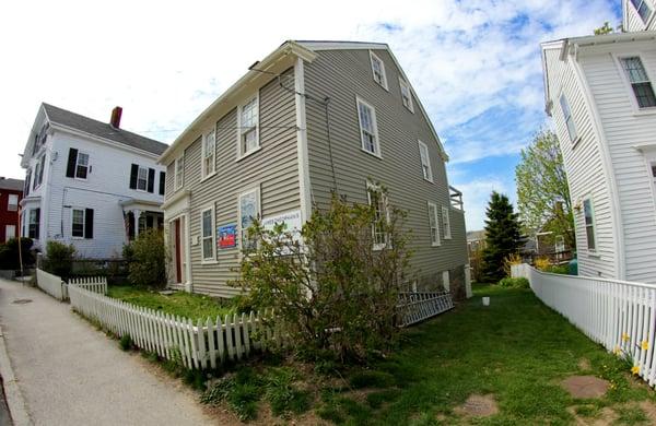 Built in 1732 by John Rowe, this house is located at 85 Main Street in Rockport.