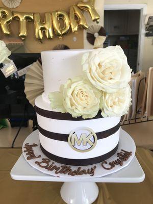 Custom Michael Kors cake for office party