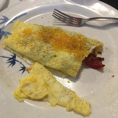 Bacon omelet