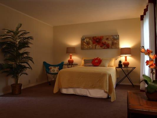 Bedroom at Hidden Oak Apartments in Jackson MS