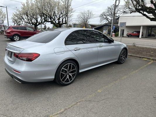 2023 E350 Mercedes with 20% tint