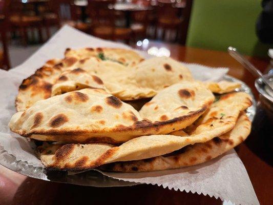 Close-Up Bullet Naan