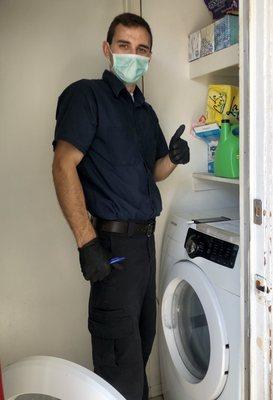 Ivan the lifesaver in coming to the rescue and fixing our dryer during the Covid lockdown! Job well-done!