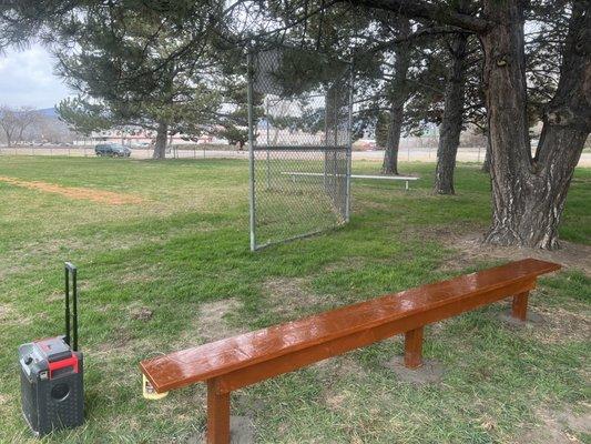 The so called donated material for the new baseball benches at Expo IDAHO  from Home Depot in Eagle.