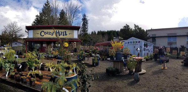 Opening day in our new location. Great weather, beautiful plants and wonderful people!