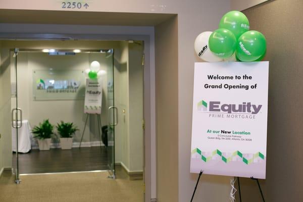 Although est. in 2008 - Equity Prime Mortgage's Home Office location moved to 5 Concourse Parkway in the Queen Building in 2015!