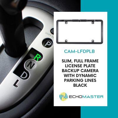 EchoMaster CAM-LFDPLB-N License Plate Mount Camera